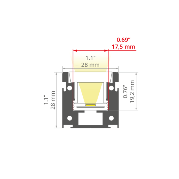 LED Profil HR-OPTI